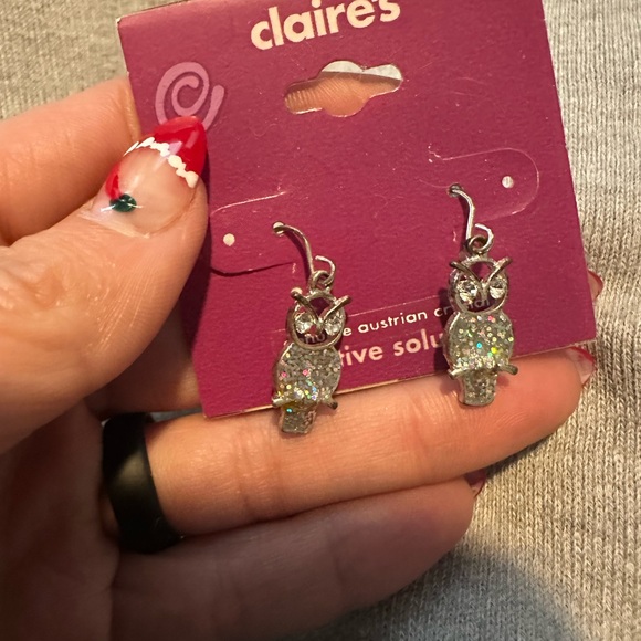 Vintage/Modern/Y2K Eras 8 Piece Mix of Adorable Assorted Owl Jewelry - Picture 3 of 11